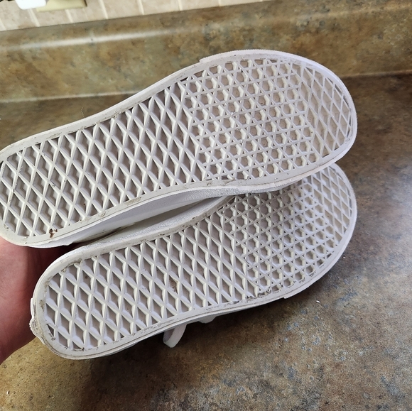 Vans Of The Wall Old Skool Canvas Style White Size 8.5 Women's and 7 Mens - Picture 4 of 9